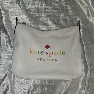 Kate Spade White Shoulder Bag Pride Edition